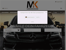 Tablet Screenshot of mk-fahrwerkstechnik.de